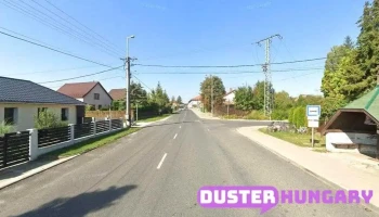 Herend, lakótelep bejárati út - Herend