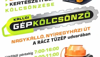 Kállói gépkölcsönző - Hrsz 0644
