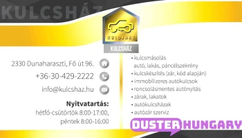 KulcsHáz kulcsmásoló és autózár szervíz - Dunaharaszti