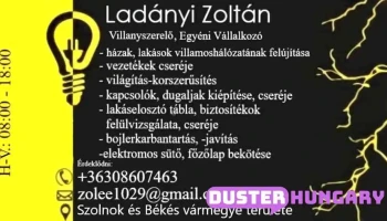 Ladányi Zoltán Villanyszerelő Egyéni Vállalkozó - Sugár Út 57