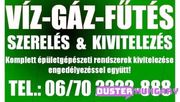 Víz gáz központi fűtés szerelés, kivitelezés! - Hungary