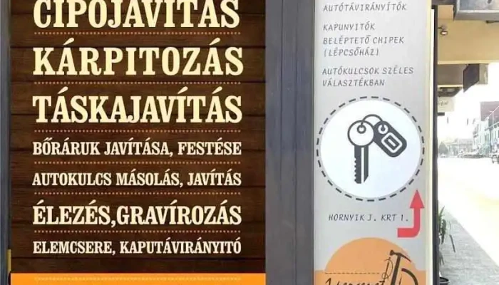 1 Percenet, cipőjavító kulcsmásoló - Kecskemét