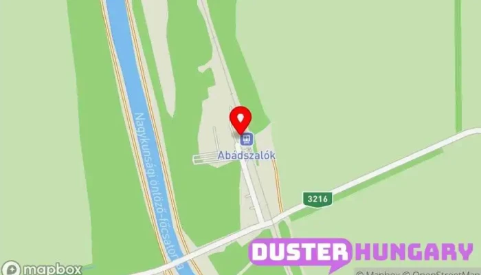térkép Abádszalók Vasútállomás ban Abádszalók
