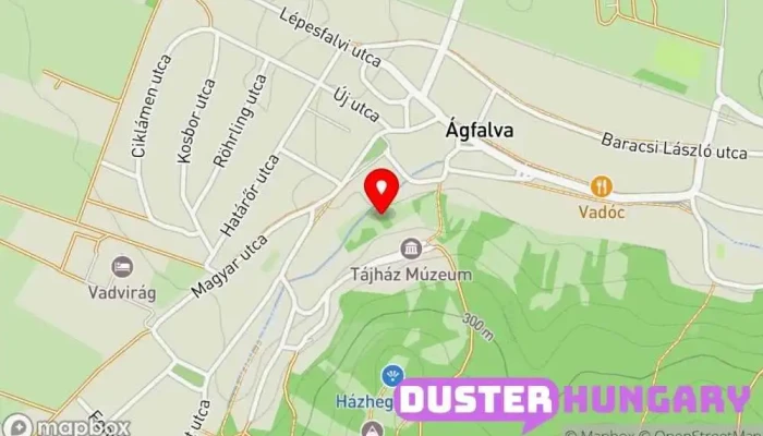 térkép Ágfalva  ban Ágfalva