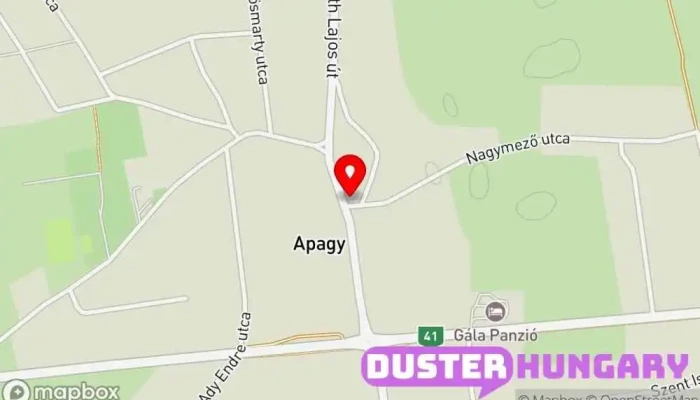 térkép Apagy  ban Apagy