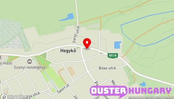 térkép Árki Karosszéria Autójavító, Karosszérialakatos, Autófestés ban Hegykő