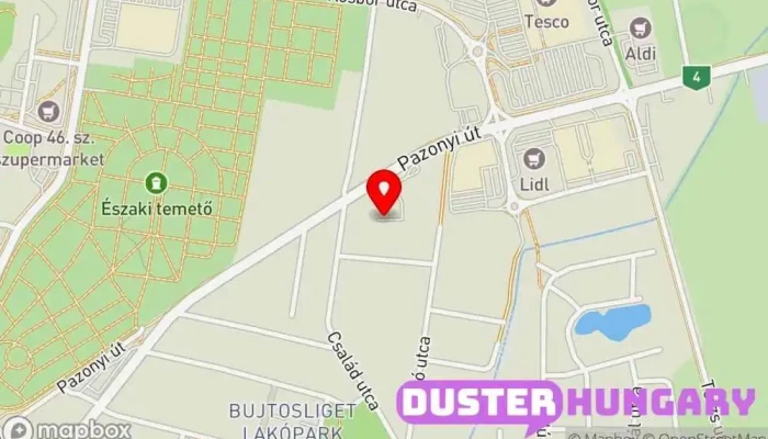 térkép Asztla Kft. Bútorasztalos ban Nyíregyháza
