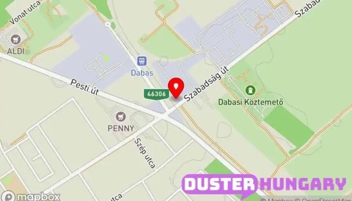 térkép Autóalkatrész-szaküzlet Autóalkatrész-szaküzlet ban Dabas