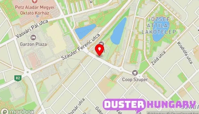 térkép Autóbőr felújítás és festés Győr Autófelújító szerviz ban Győr