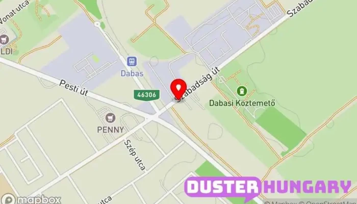 térkép Autóvillamosság Autóvillamosság ban Dabas