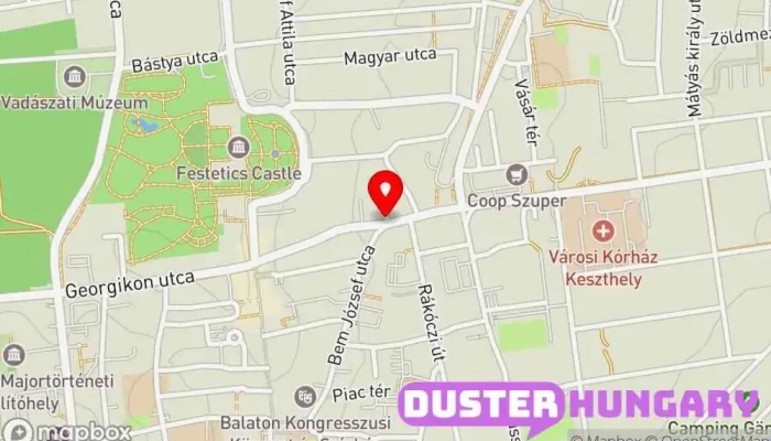 térkép Babylon Night club Szórakozóhely ban Keszthely