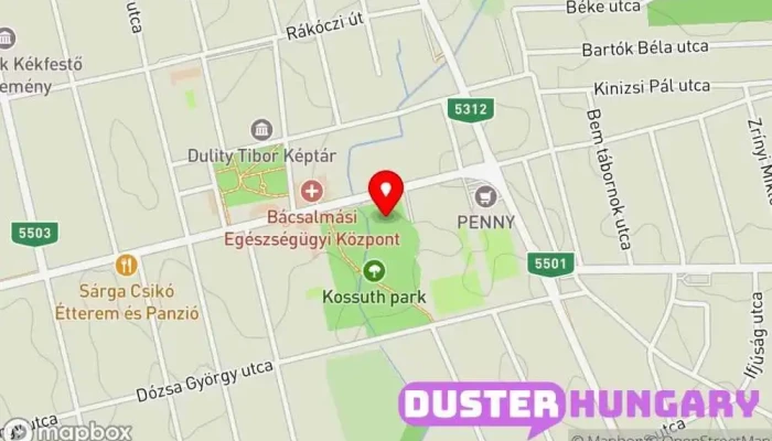 térkép Bácsalmás  ban Bácsalmás