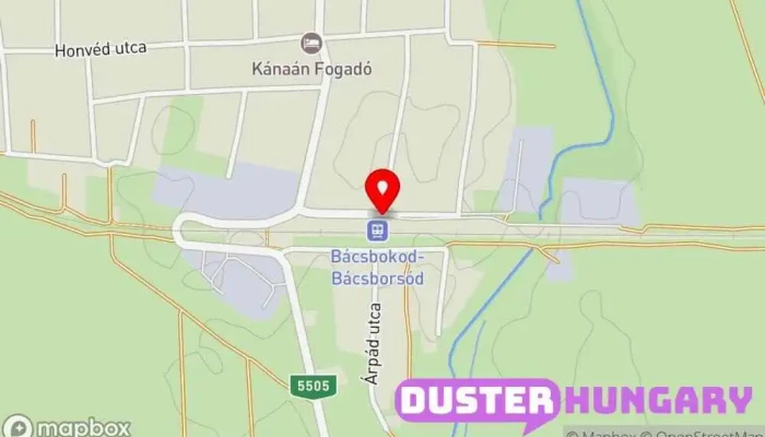 térkép Bácsbokod-Bácsborsód Vasútállomás ban Bácsbokod