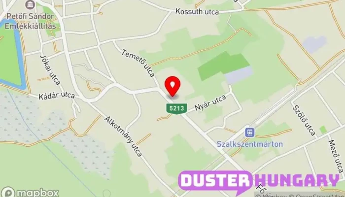 térkép Bácsprier Kft. Hentesbolt ban Szalkszentmárton