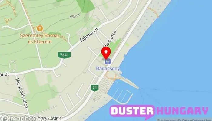 térkép Badacsony Vasútállomás ban Badacsonytomaj