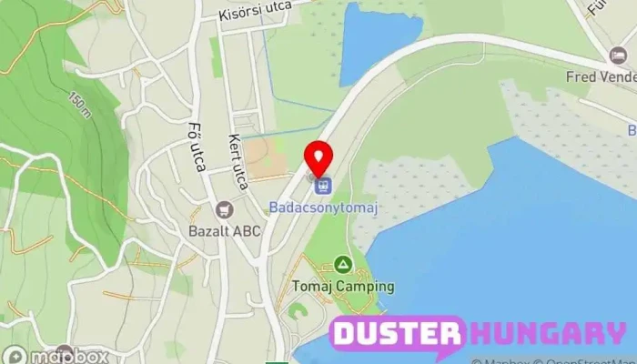 térkép Badacsonytomaj Vasútállomás ban Badacsonytomaj