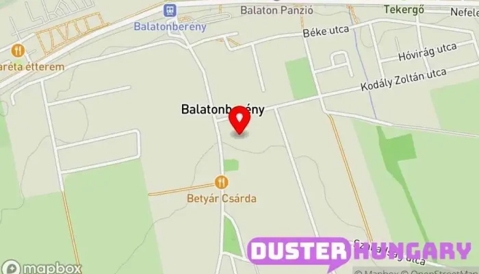 térkép Balatonberény  ban Balatonberény
