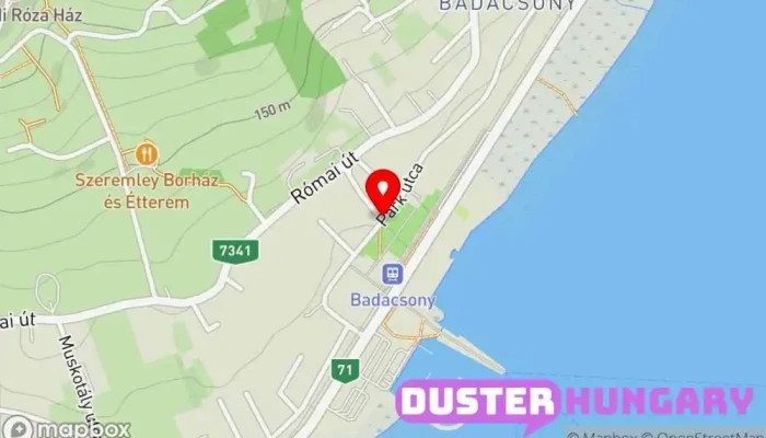 térkép Balatoni Kör Turistainformációs pont ban Badacsonytomaj