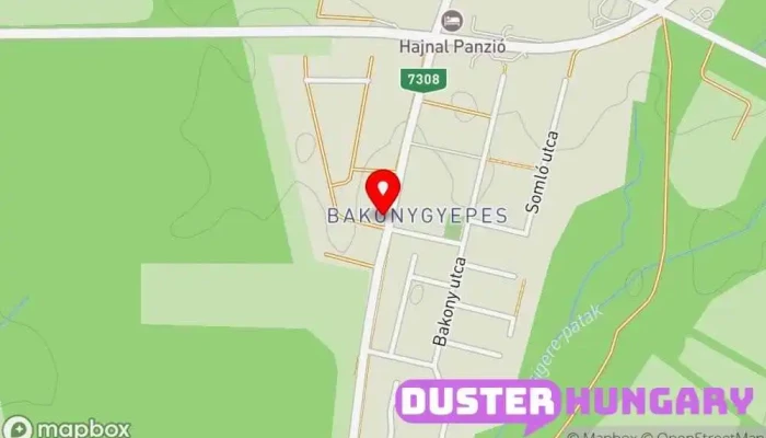 térkép Barna autószerviz Autójavító ban Ajka