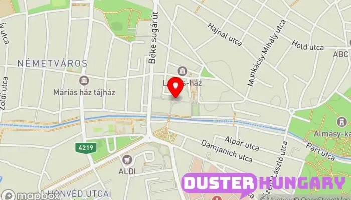 térkép Békés Vármegyei Főügyészség Ügyészi hivatal ban Gyula