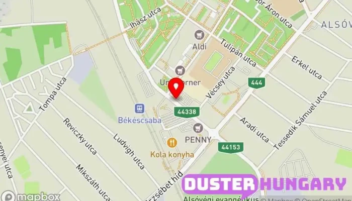 térkép Békéscsaba, autóbusz-állomás Buszpályaudvar ban Békéscsaba