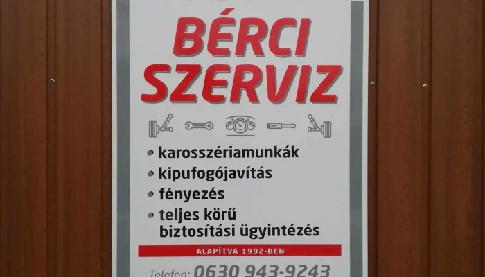 Berci Tamas Karosszeria Es Kipufogo Szerviz A Tulajdonostol - Hódmezővásárhely