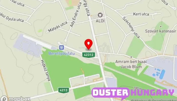 térkép Berettyóújfalu Megálló, Buszmegálló, Vasútállomás ban Berettyóújfalu