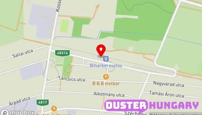 térkép Biharkeresztes Megálló, Buszmegálló, Vasútállomás ban Biharkeresztes