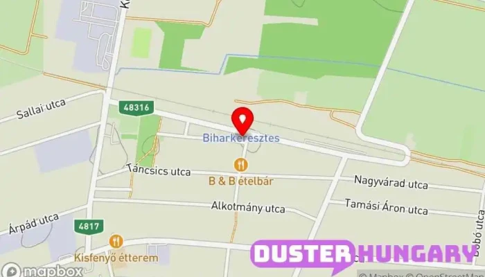 térkép Biharkeresztes, vasútállomás Buszmegálló ban Biharkeresztes