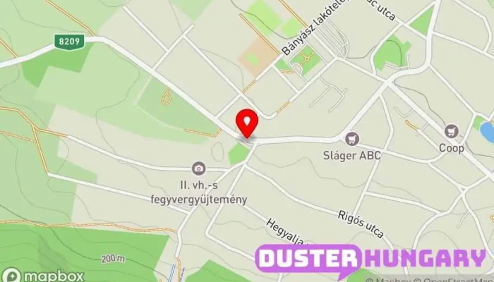 térkép Bodajk, Dózsa György utca 78. Buszmegálló ban Bodajk