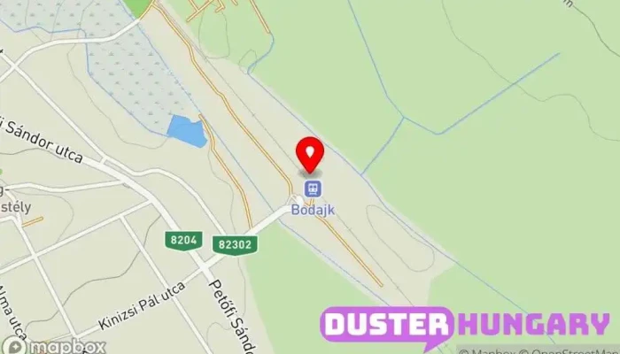 térkép Bodajk Vasútállomás ban Bodajk