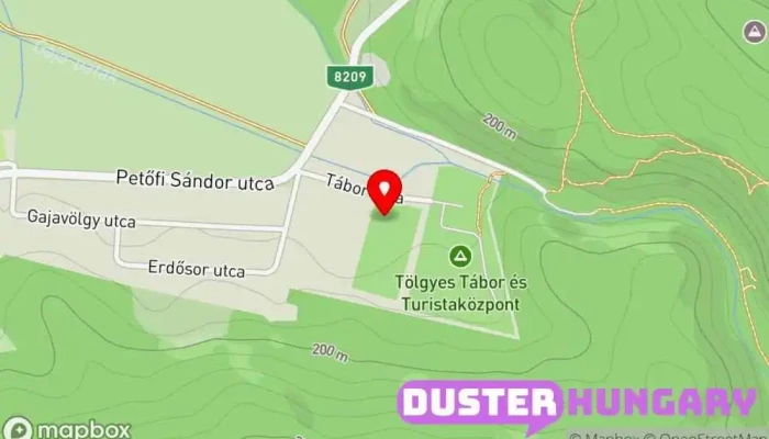 térkép Bodajki Falutábor Szállás ban Bodajk