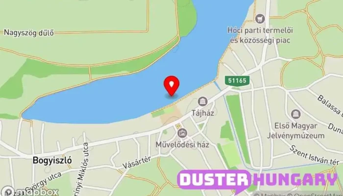 térkép Bogyiszló  ban Bogyiszló
