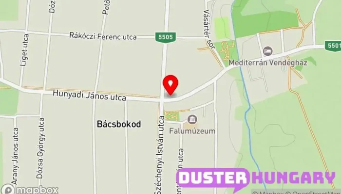 térkép Bokodi Barkács Barkácsbolt, Elektronikai eszközök boltja, Kertészet, Vízszerelési kellékek, Szerszámbolt ban Bácsbokod