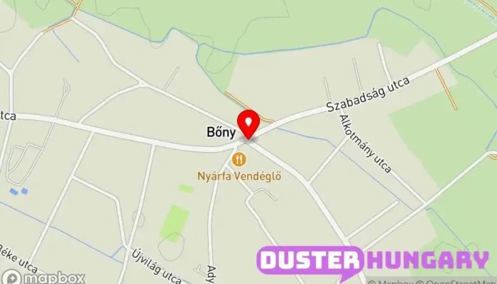 térkép Bőny  ban Bőny