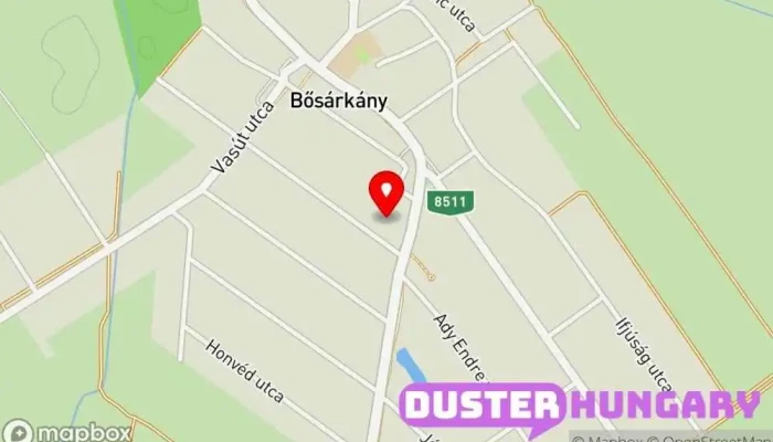 térkép Bősárkány  ban Bősárkány