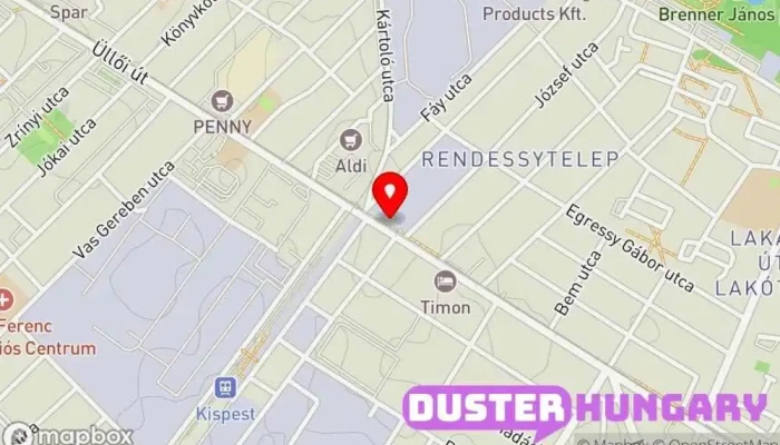 térkép Budapesti Lakatos Lakatos ban Budapest