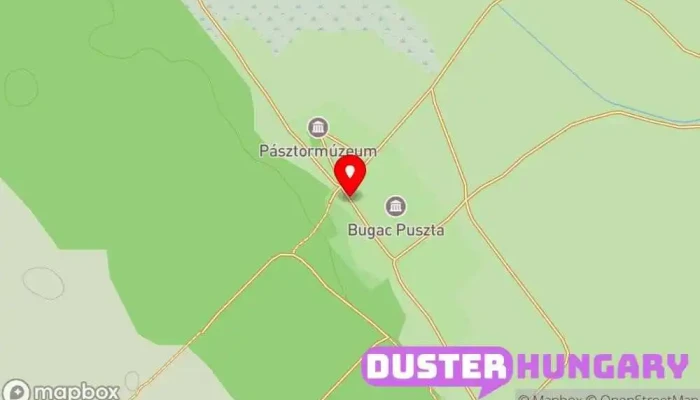 térkép Bugaci ménes Turistalátványosság, Állatkert ban Bugac