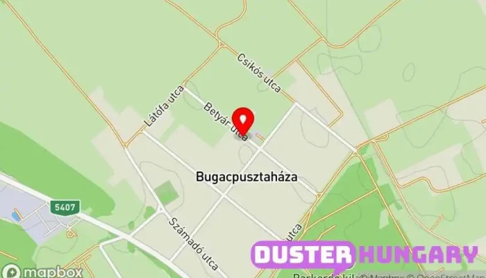térkép Bugacpusztaháza  ban Bugacpusztaháza