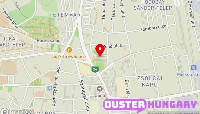 térkép Cézár Kft. Zárszaküzlet Lakatos ban Miskolc