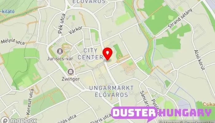 térkép Cipész, kulcsmásoló Cipőjavítás, Kulcsmásolás ban Kőszeg