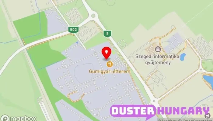térkép Continental Szeged (Contitech Rubber Industrial Kft.) Gyártó ban Szeged