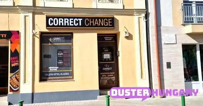 Correct Change - Kapuvár | Valutaváltó - Fő Tér 9
