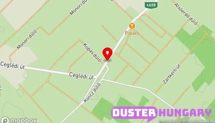térkép Csemő, Zöldhalom Buszmegálló ban Csemő