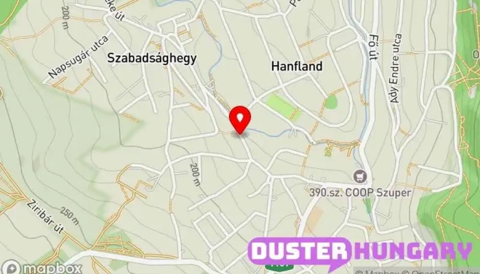 térkép Csobánka, Tavasz lépcső Buszmegálló ban Csobánka
