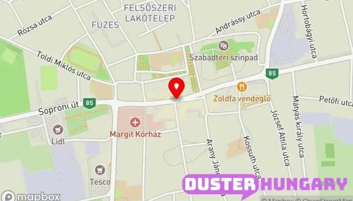 térkép Csorna Szent István tér Turistalátványosság ban Csorna