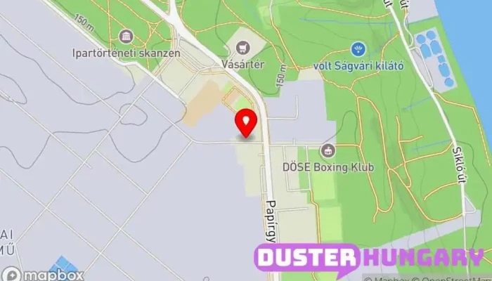 térkép DAK Acélszerkezetgyártó Kft (2. Porta) Vállalati iroda ban Dunaújváros