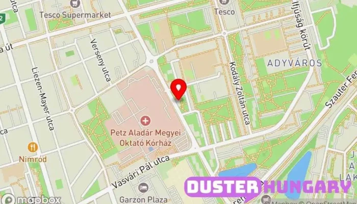térkép DaPi kulcsmásoló Kulcsmásolás ban Győr