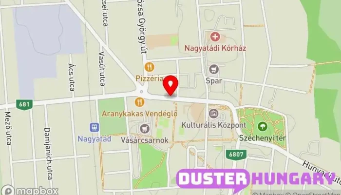 térkép Dda Kft.  ban Nagyatád