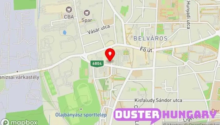 térkép Dél-Zalai Áruház Bevásárlóközpont ban Nagykanizsa